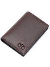 Men's V Logo Signature Half Wallet - VALENTINO - BALAAN 5