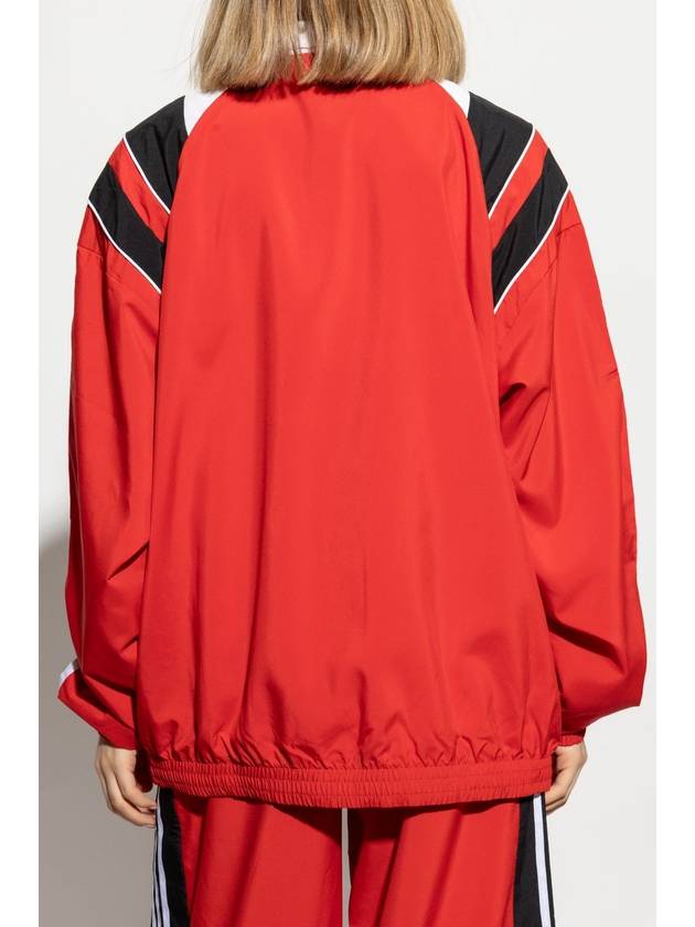 ADIDAS Originals Jacket With Stand-up Collar, Unisex, Red - ADIDAS ORIGINALS - BALAAN 4