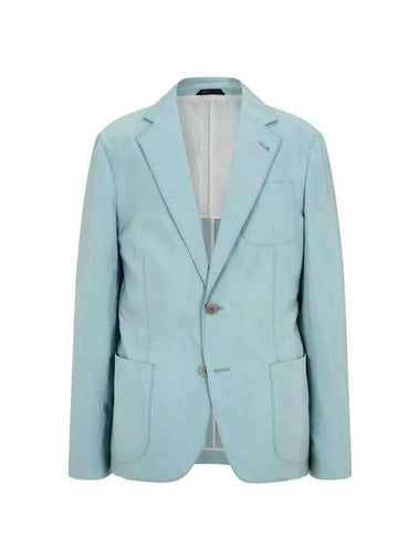 Men s Silk Blend No Sheet Lapel Jacket Mint 271094 - GIORGIO ARMANI - BALAAN 1