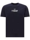 Men's Metropolis Logo Graphic Short Sleeve T-Shirt Navy - CP COMPANY - BALAAN 2