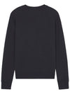 Fox Head Patch Regular Sweatshirt Black - MAISON KITSUNE - BALAAN 3