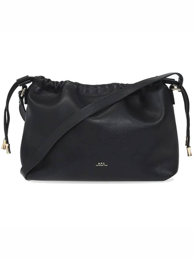 Ninon Drawstring Cross Bag Black - A.P.C. - BALAAN 3