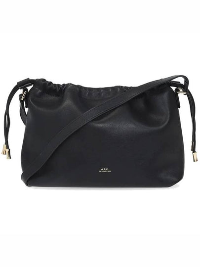 Ninon Drawstring Cross Bag Black - A.P.C. - BALAAN 2