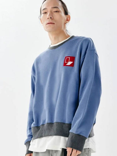 Unisex BXMXMTM Door Box Sweatshirt Mix Blue - CHANCE'S NOI - BALAAN 2