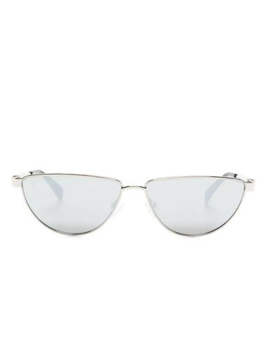 Eyewear Mirror Oval Frame Sunglasses AM0456S - ALEXANDER MCQUEEN - BALAAN 1