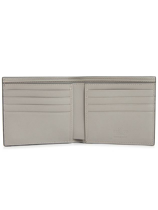 V Logo Signature Half Wallet Grey - VALENTINO - BALAAN 5