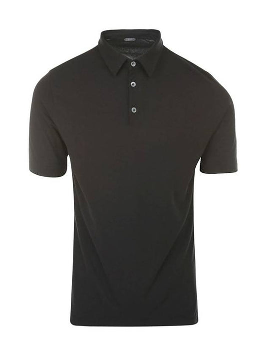 Polo Shirt 811818 Z0380 090 Z0015 BLACK - ZANONE - BALAAN 1