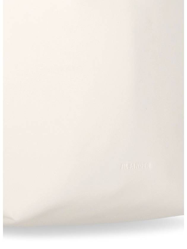 Drawstring Nappa Bucket Bag White - JIL SANDER - BALAAN 5