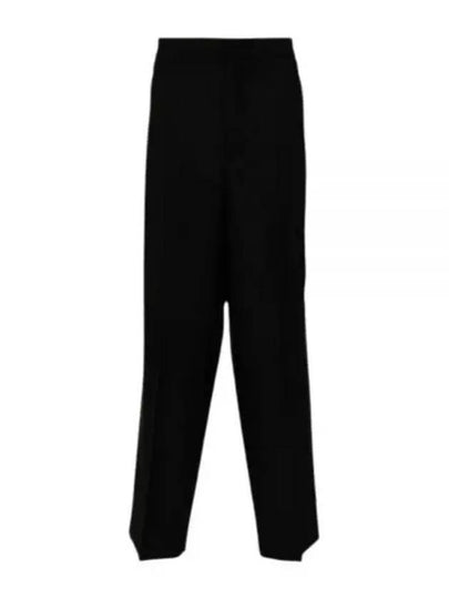 Wool Straight Pants Black - AMI - BALAAN 2