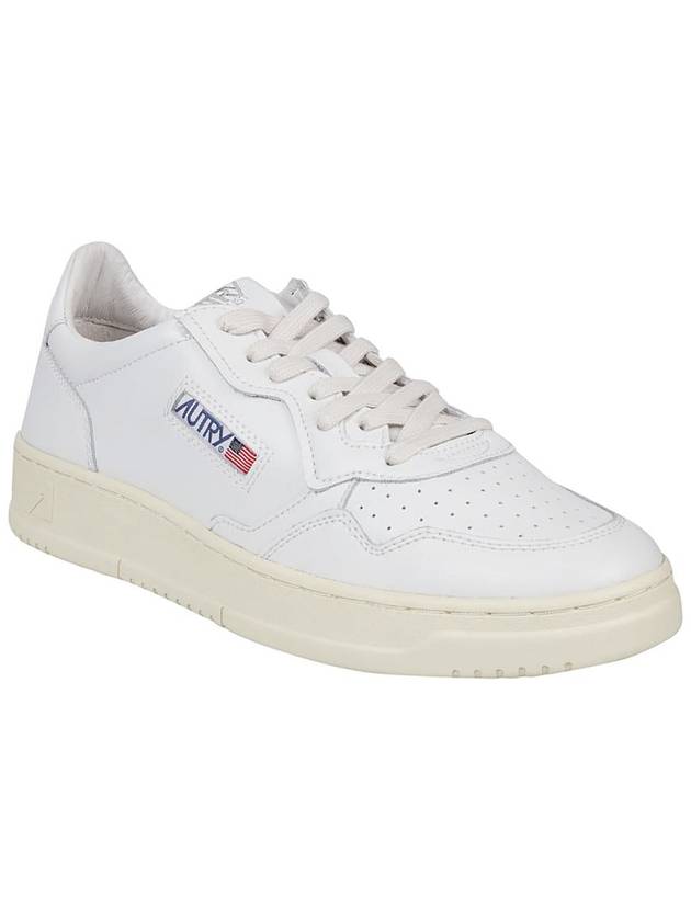 Medalist Leather Low Top Sneakers White - AUTRY - BALAAN 3