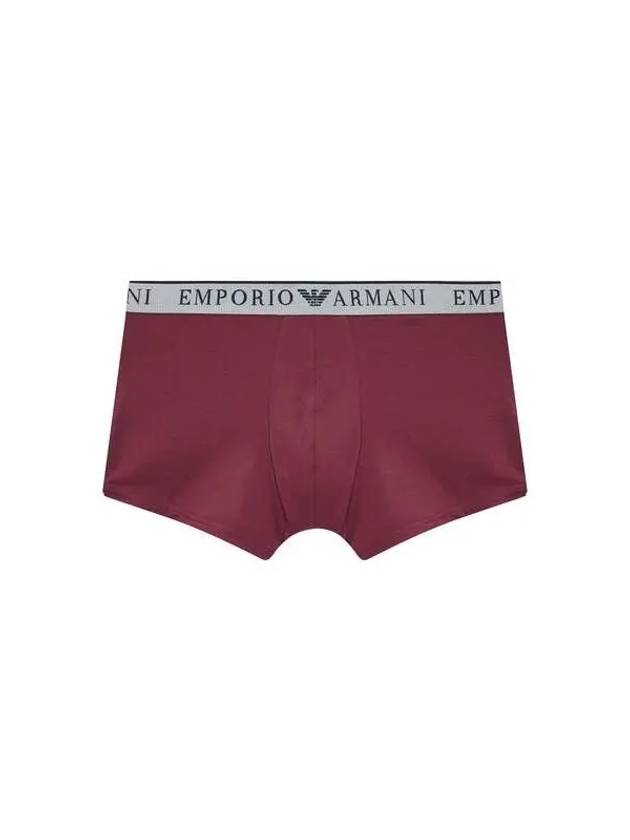 UNDERWEAR Men s Embroidered Logo Banding Drawn Burgundy 271166 - EMPORIO ARMANI - BALAAN 1