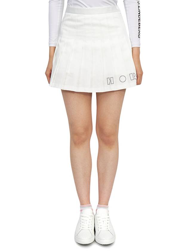 Trans Pleated Skirt White - HORN GARMENT - BALAAN 2