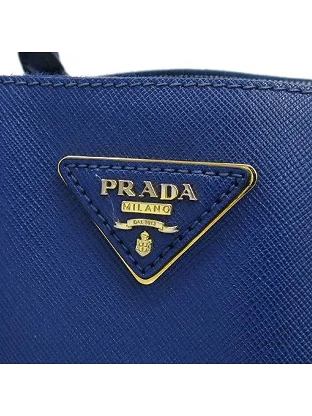 BN1786 Blue SAFFIANO LUX Tote Bag - PRADA - BALAAN 3