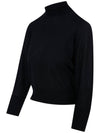 Women's Talea Virgin Wool Turtleneck Black - MAX MARA - BALAAN 3