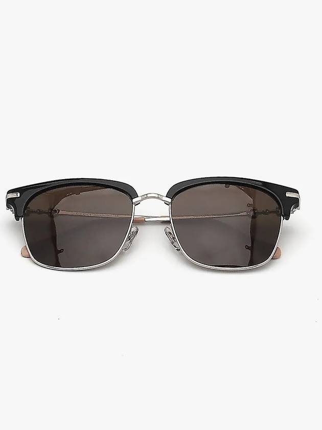 Eyewear Square Acetate Sunglasses Black Gold - GUCCI - BALAAN 6