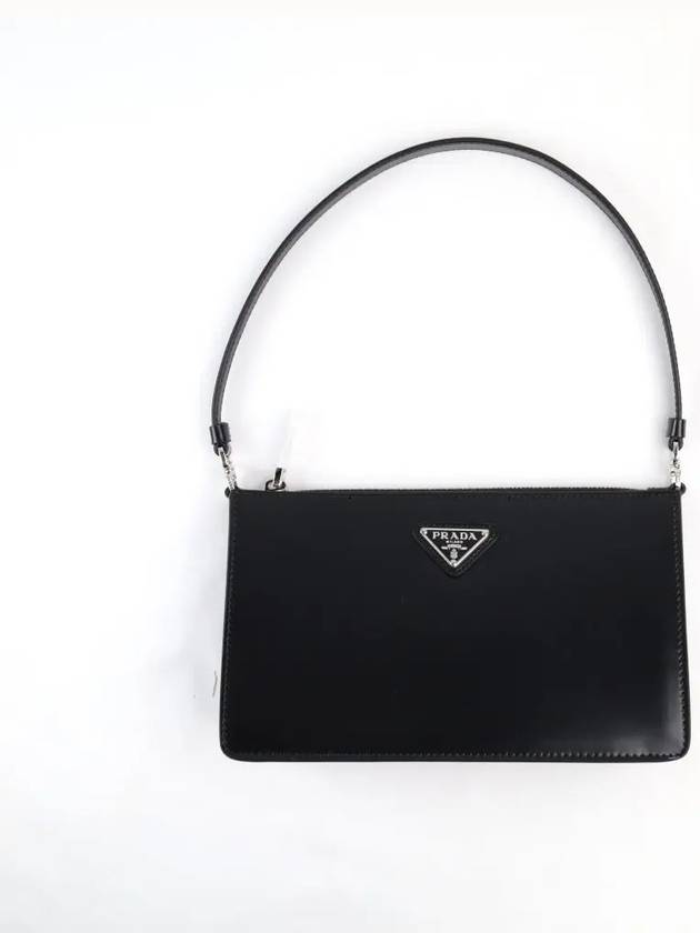 Brushed Leather Mini Bag Black - PRADA - BALAAN 2