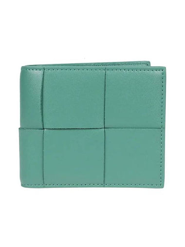 Intrecciato Half Wallet Mint Blue - BOTTEGA VENETA - BALAAN 1