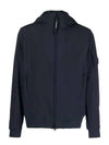 Men's Solf Shell R Lens Hooded Jacket Blue - CP COMPANY - BALAAN 3