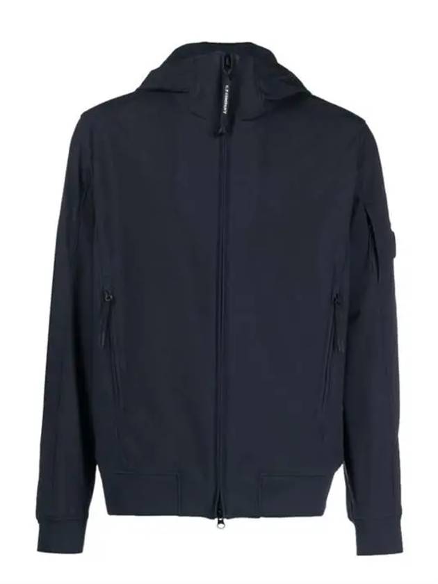 Men's Solf Shell R Lens Hooded Jacket Blue - CP COMPANY - BALAAN 3