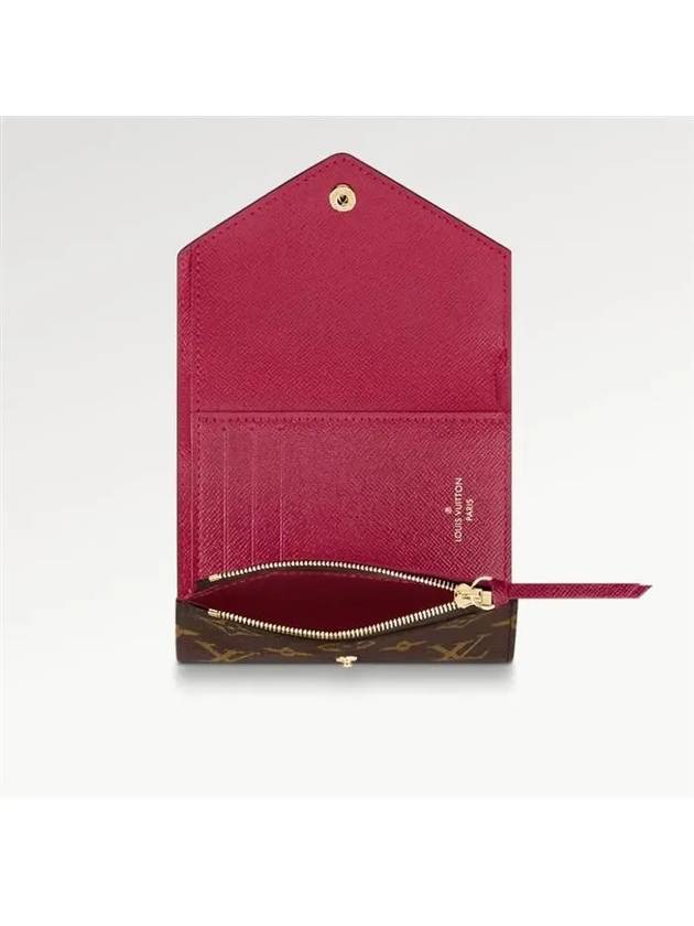 Victorine Monogram Half Wallet Fuchsia - LOUIS VUITTON - BALAAN 8