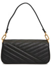 Kira Chevron Flap Small Shoulder Bag Black - TORY BURCH - BALAAN 5