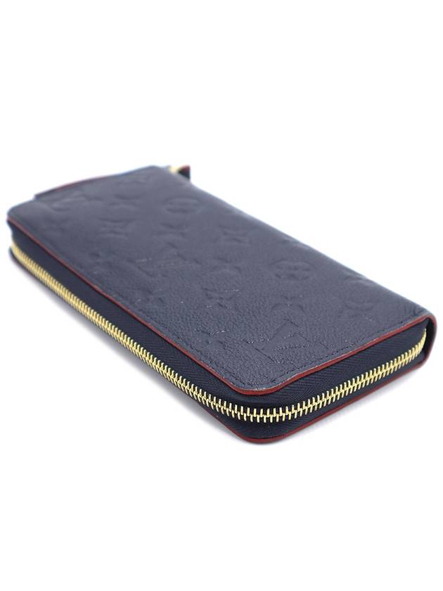 Women s Louis Vuitton M62121 Navy Monogram Empreinte Zippy Wallet Long gt Gangbuk used luxury goods - LOUIS VUITTON - BALAAN 6