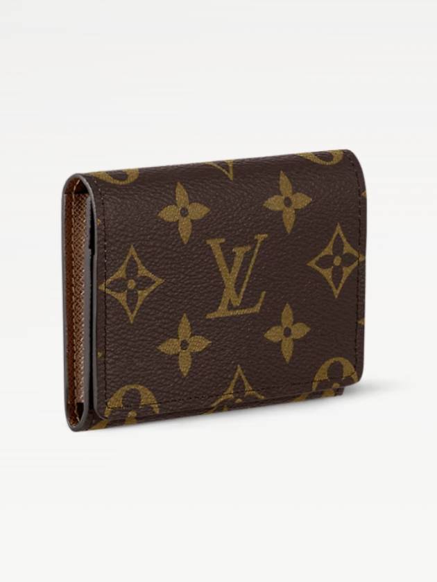 Enveloppe Carte De Visite Monogram Card Wallet Brown - LOUIS VUITTON - BALAAN 4