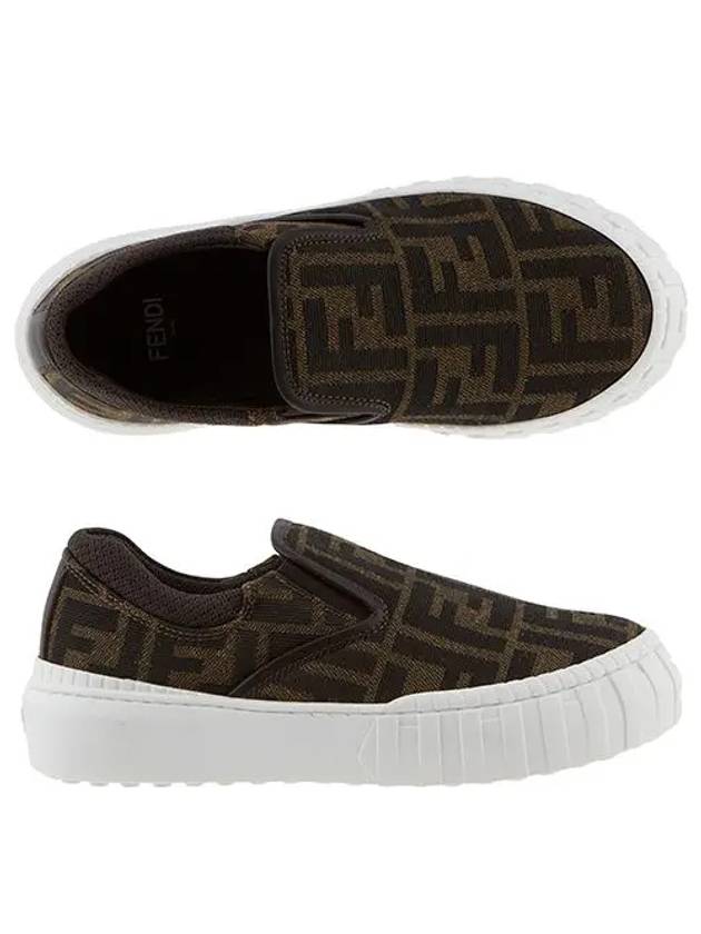 JMR423 AEGV F0JX4 FF logo junior sneakers - FENDI - BALAAN 2