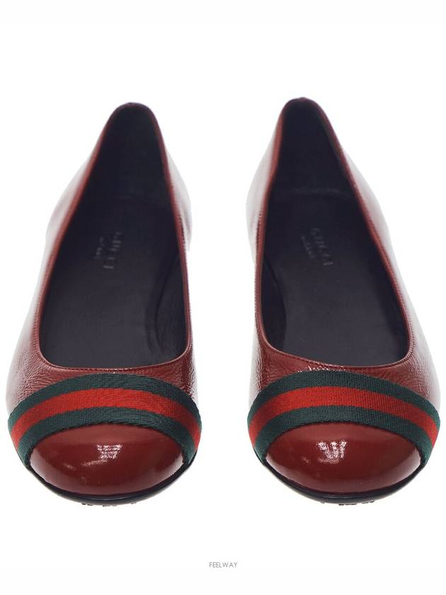 253315 AB8H0 Red Flat Shoes - GUCCI - BALAAN 1