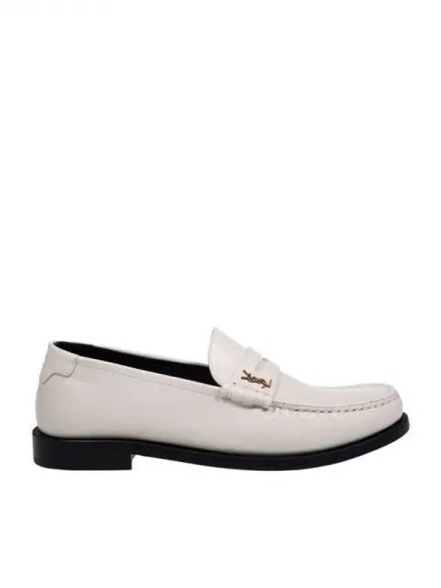 Monogram leather loafers 271147 - SAINT LAURENT - BALAAN 1