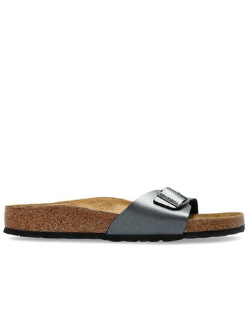 Birkenstock Slides Madrid BS, Women's, Grey - BIRKENSTOCK - BALAAN 1