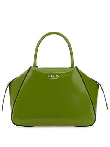 Brushed Supernova Hand Shoulder Bag Green - PRADA - BALAAN 1