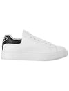 Triangle Logo Leather Low Top Sneakers White - PRADA - BALAAN 2