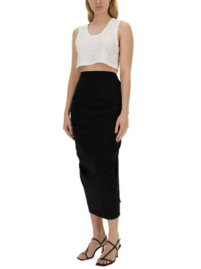 SKIRT WITH DRAPE - DRIES VAN NOTEN - BALAAN 2