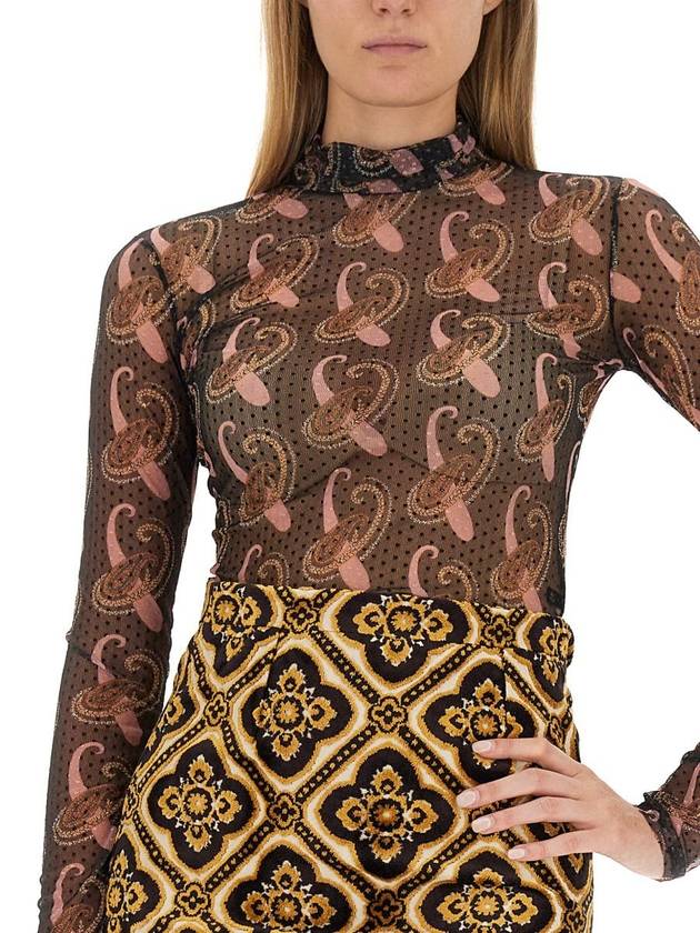 23 fw Bodysuit WITH Paisley Print 1186752540001 B0040482677 - ETRO - BALAAN 5