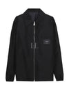 Nylon Reversible Zip-Up Jacket Black - FENDI - BALAAN 2