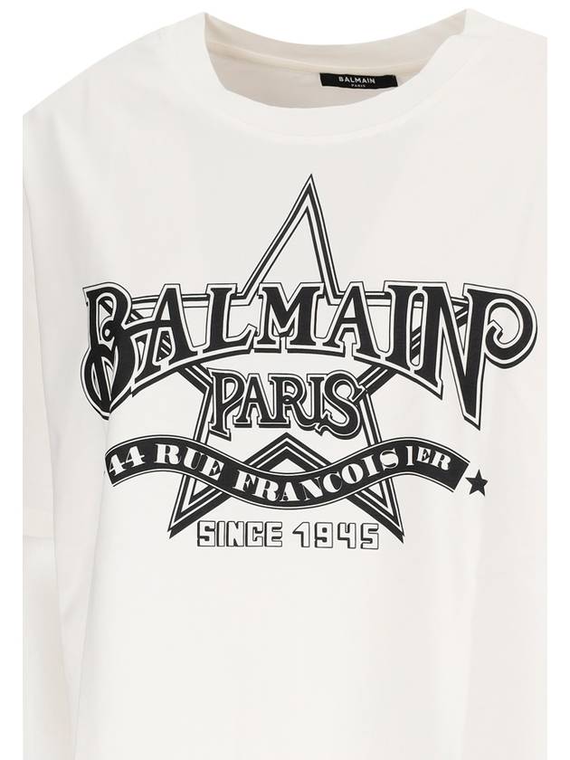 STAR PRINT T-SHIRT - BALMAIN - BALAAN 3