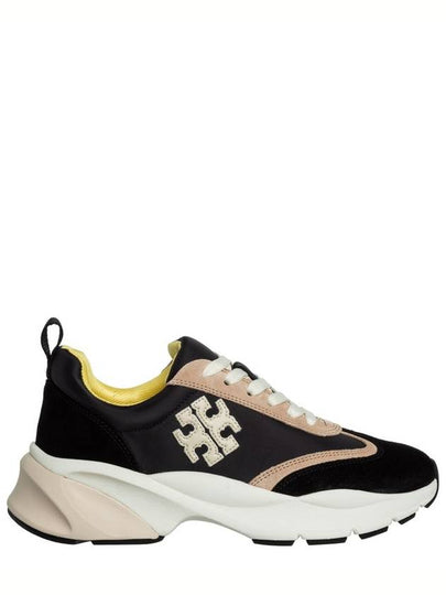 Good Luck Trainer Low Top Sneakers Black - TORY BURCH - BALAAN 2