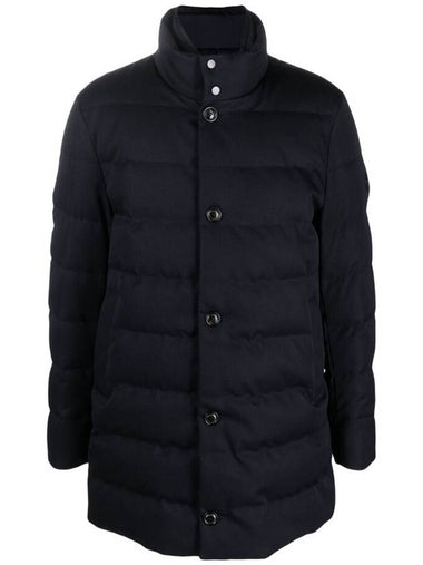 Men s PISUERGA Long Padded Jacket Navy 1C00016 54ANL 778 - MONCLER - BALAAN 1