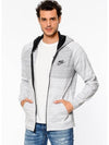 01883025100Advance 15 Hooded Zip JacketGray - NIKE - BALAAN 6