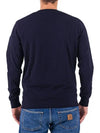 Lambswool GRS Crew Neck Knit Top Purple - CP COMPANY - BALAAN 3