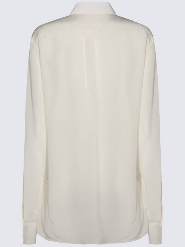 Dolce & Gabbana White Silk Shirt - DOLCE&GABBANA - BALAAN 2