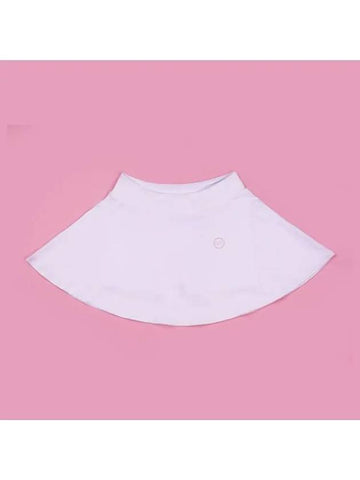 Banded flare skirt white - ROSIYA - BALAAN 1