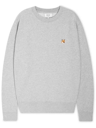 Fox Head Patch Regular Sweatshirt Light Grey Melange - MAISON KITSUNE - BALAAN 2