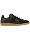 Replica Calfskin Low Top Sneakers Black - MAISON MARGIELA - BALAAN 2