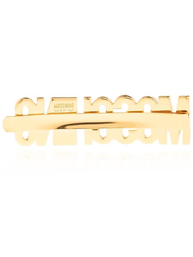 logo decorated hairpin A91528434 - MOSCHINO - BALAAN 4