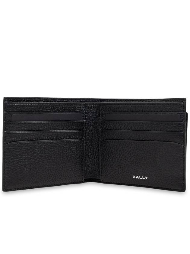 Bally Leather Wallet With Logo, Men's, Black - BALLY - BALAAN 2