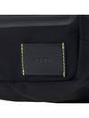 Women's Logo Patch Zipper Belt Bag Black - MSGM - BALAAN 8