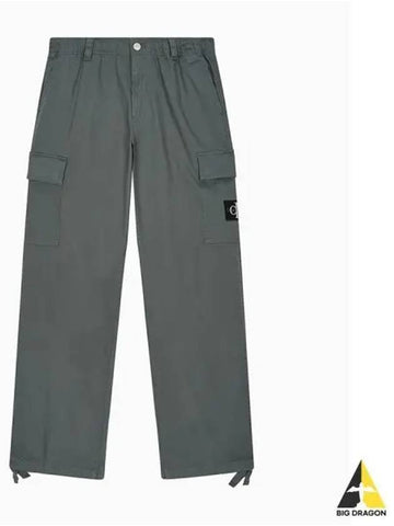 JEANS Men s Dark Gray Regular Fit Straight Cargo Pants J326829 PSL - CALVIN KLEIN - BALAAN 1