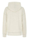 Mansel Logo Cotton Hoodie Ecru - ISABEL MARANT ETOILE - BALAAN 4